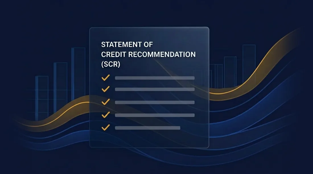 Statement of Credit Recommendation